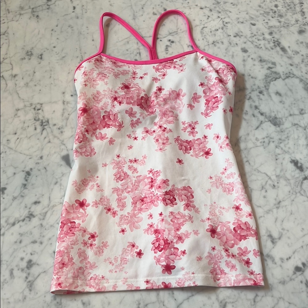 Lululemon cherry blossom tank
